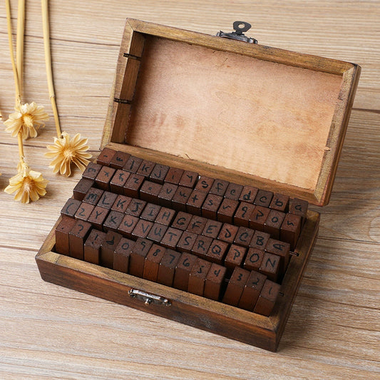 Vintage Alphabet Stamp Set - Elevate Your Crafts with Timeless Charm