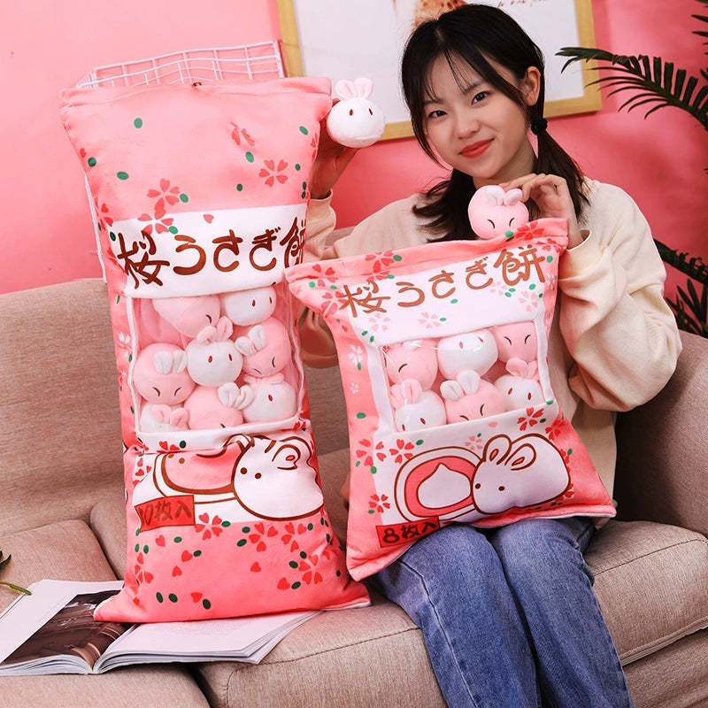 Plush Snack Bag Pillow Toy