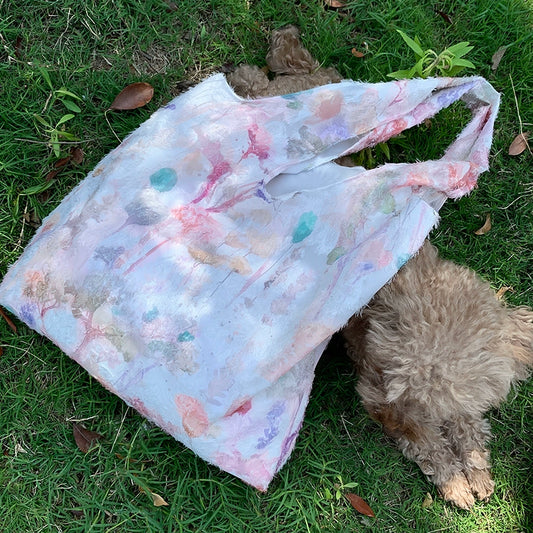 Tulip Chiffon Canvas Bag