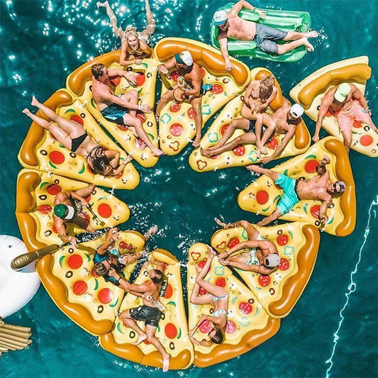 Floating Pizza Fun Water Mattress