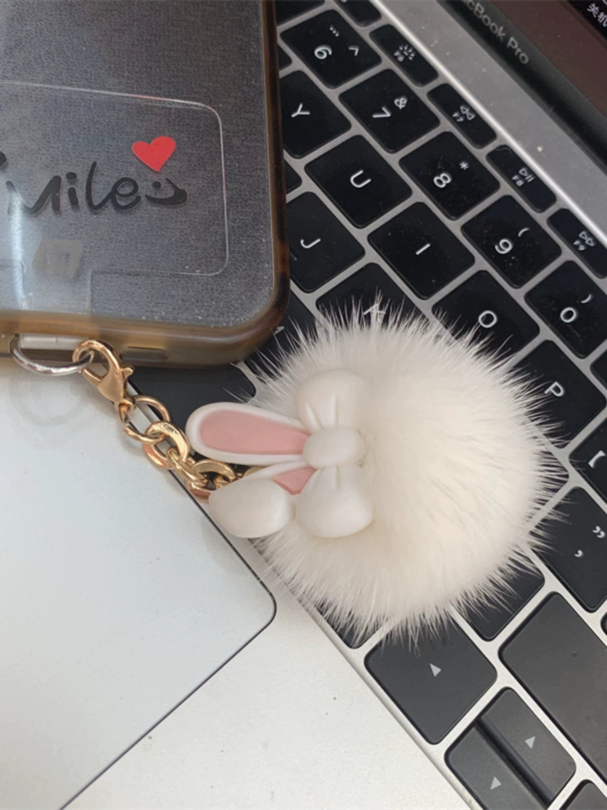 Bunny Bliss Plush Keychain