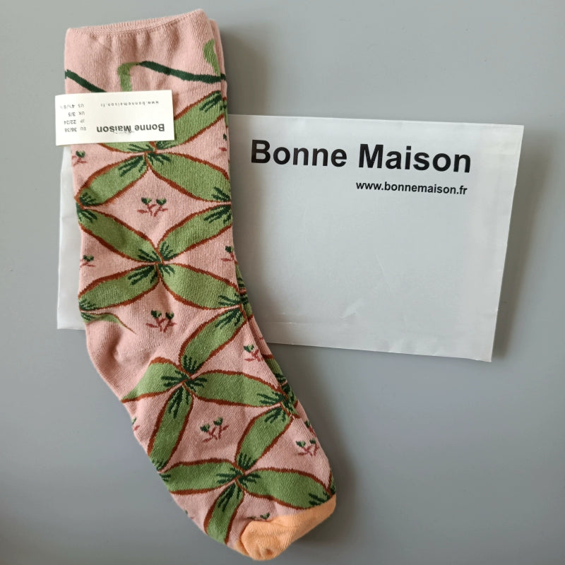 Artistic French Tide Oil Painting Socks fun art literary oil painting