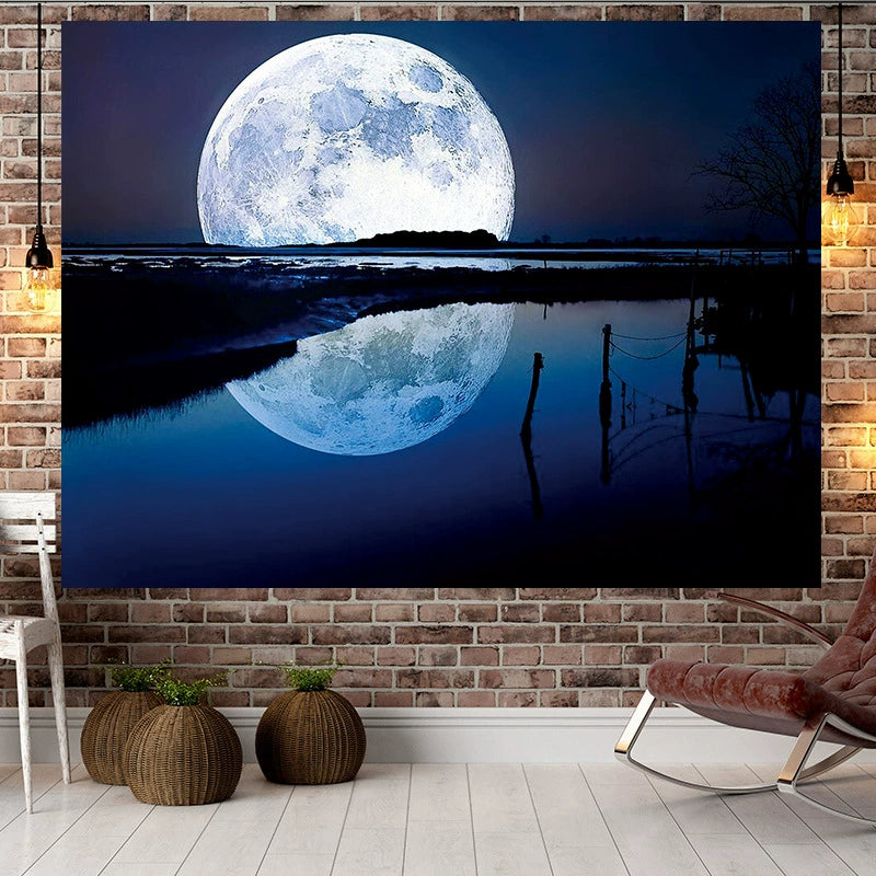 Mystical Moon - Hanging Tapestry for Bedroom Decoration