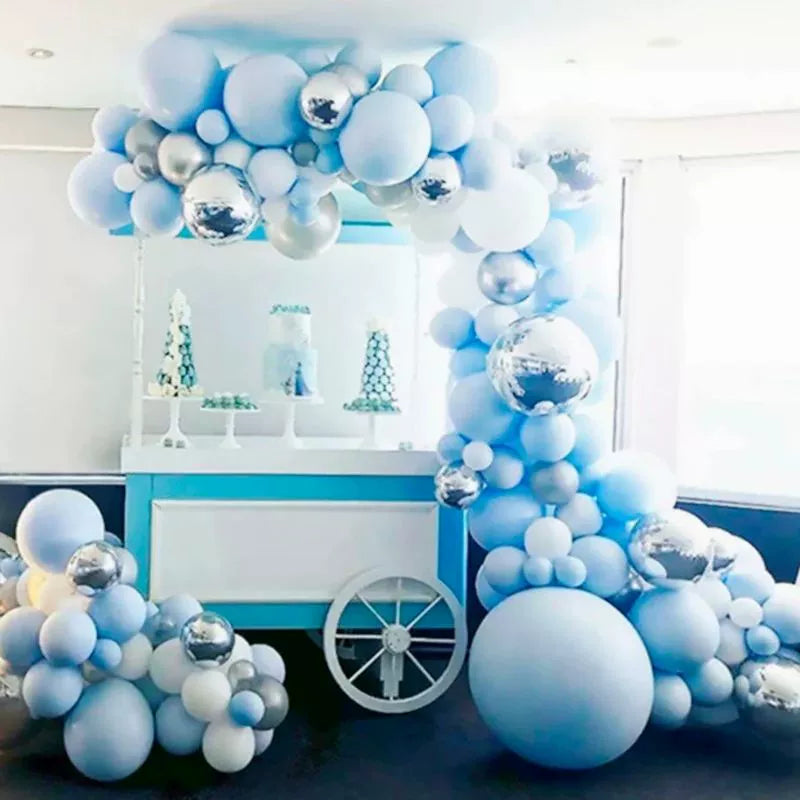 Blue Balloon Garland Arch Kit - Perfect for Party Decorations