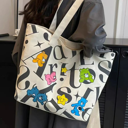 Versatile Student Canvas Tote Bag