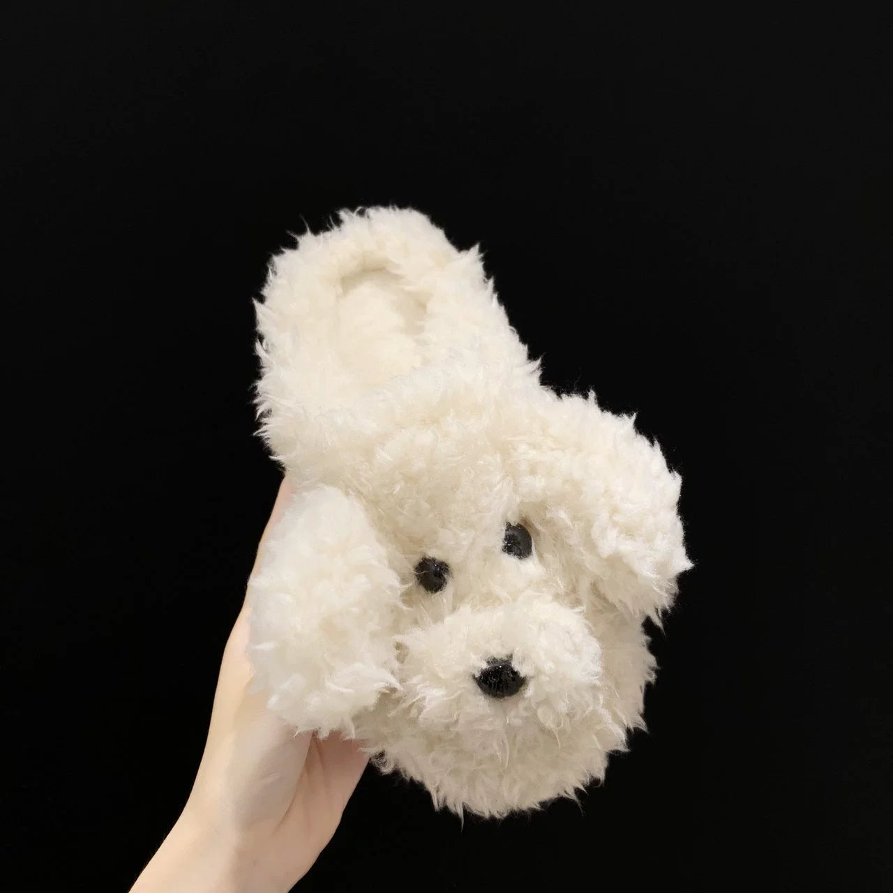 doggy Wool Slippers for Women