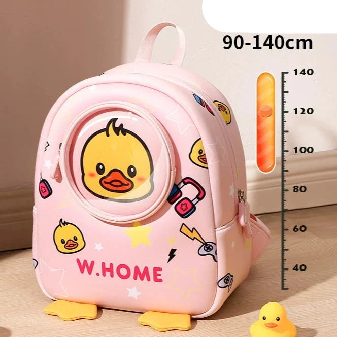 Cute Little Yellow Duck Backpack for Kindergarten Kids - Back to School Collection