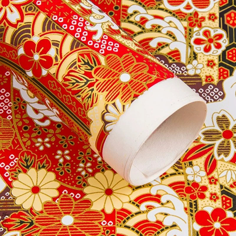 Poetic Elegance of the East: Korean Traditional Wrapping Paper Set