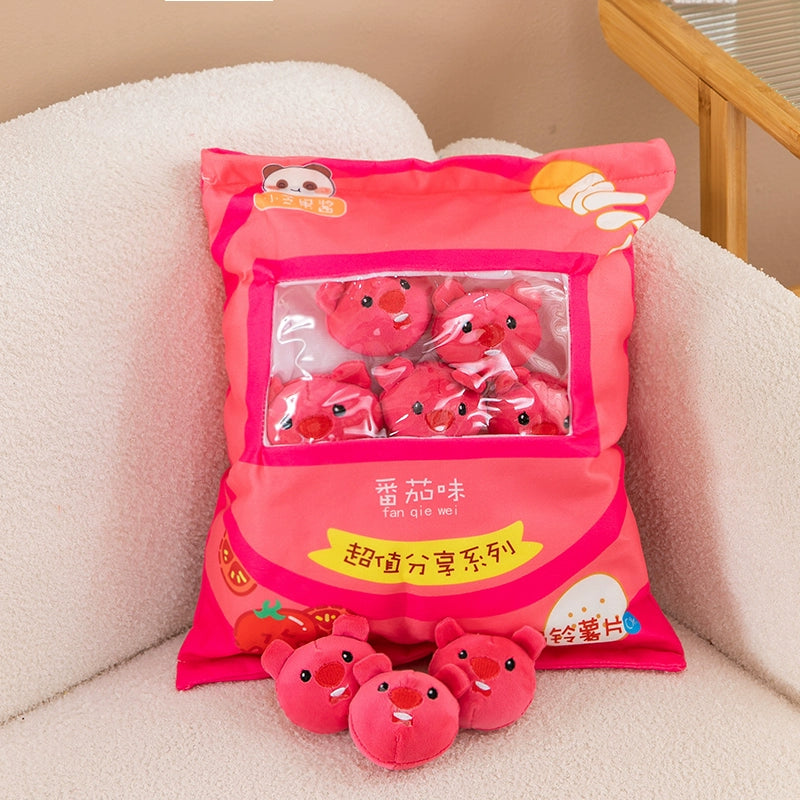 Plush Snack Bag Pillow Toy