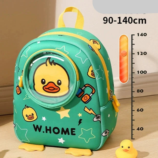 Cute Little Yellow Duck Backpack for Kindergarten Kids - Back to School Collection