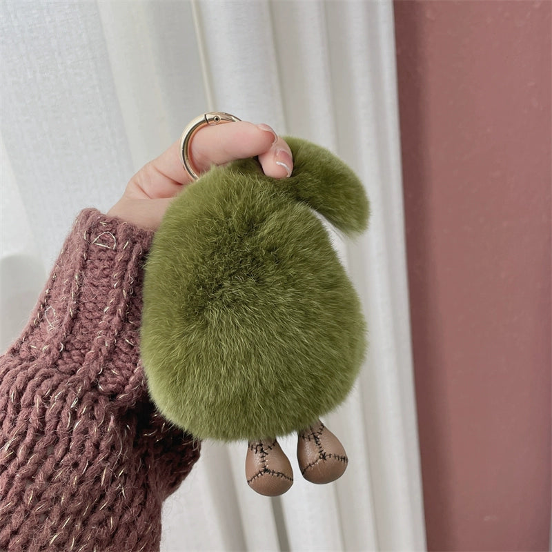 Adorable Avocado Plush Keychain