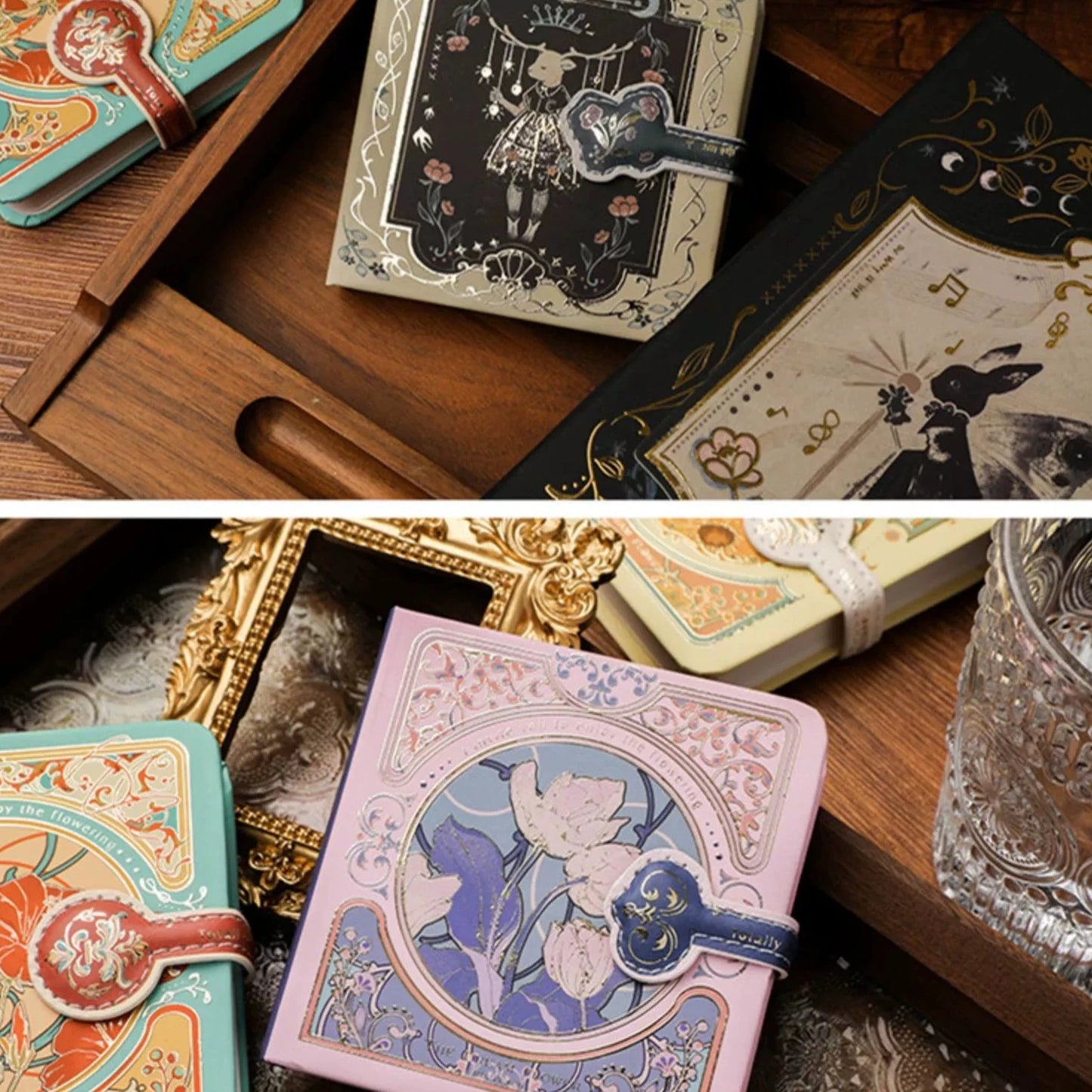 High-value Tarot Gothic Tarogot Vintage Literary Notebook | Exquisite and Creative Diary with Luxurious Cover