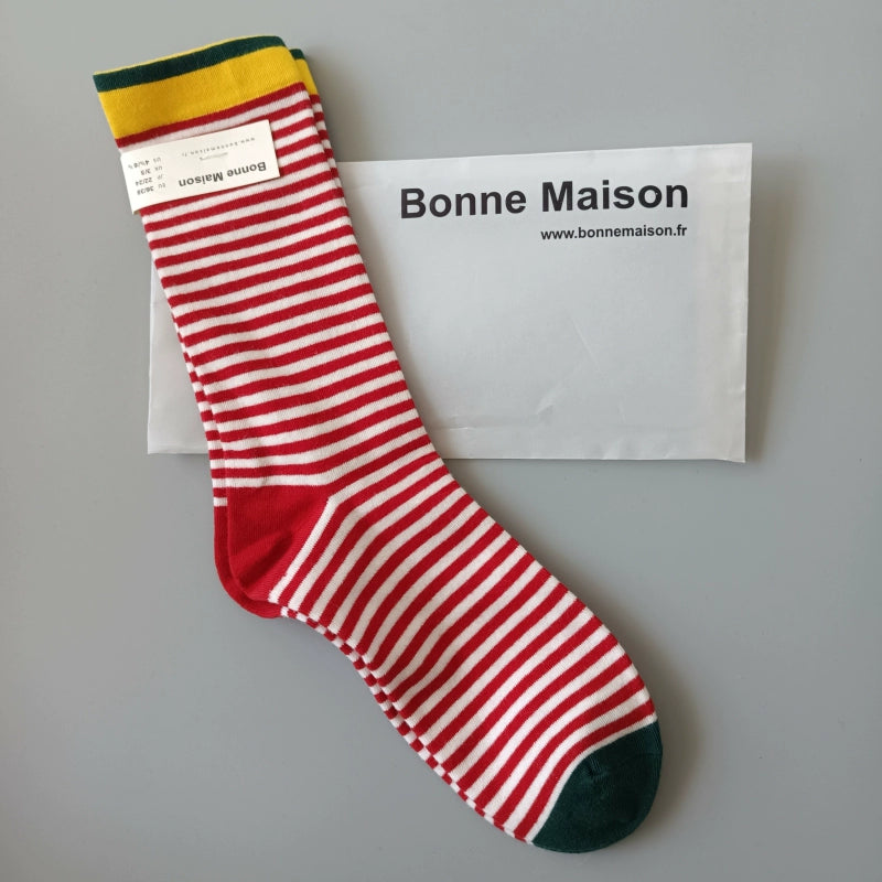 Artistic French Tide Oil Painting Socks fun art literary oil painting